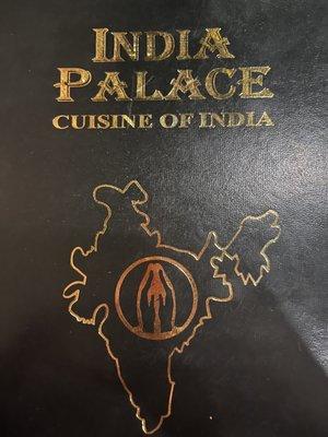 India Palace...menu.