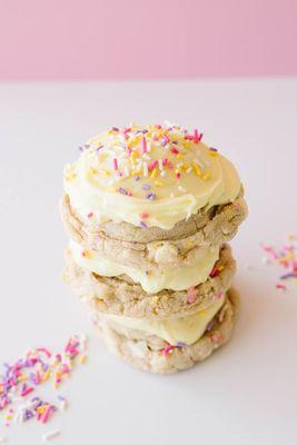 Birthday cake cookie