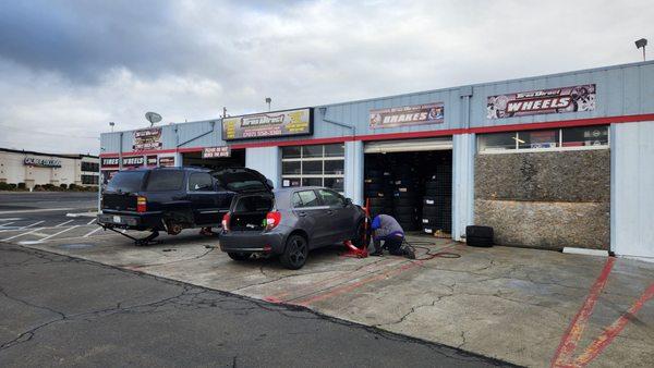 The whole tire shop