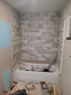 Tub and tile