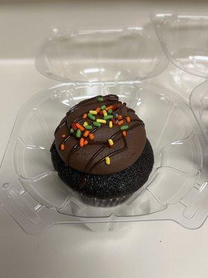 Double chocolate cupcake