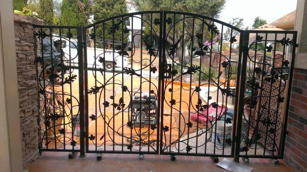 Custom Ornamental Iron Gate