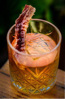 Maple bacon old fashioned