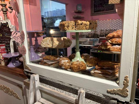 Amazing fresh pastries. Look at that Rice Krispie bar!