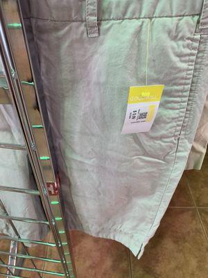 Used women's shorts $5.99 overpriced for donated clothes