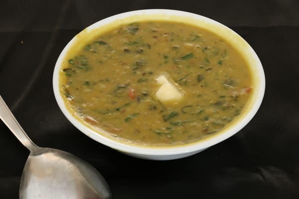 Spinach moong daal