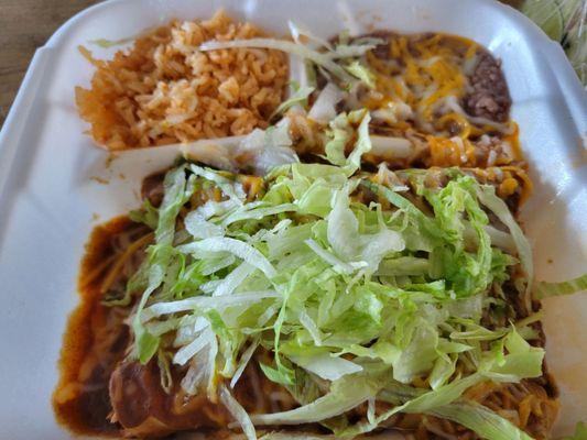 Enchiladas plate