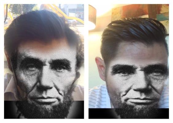 Abe Lincoln approves this haircut.