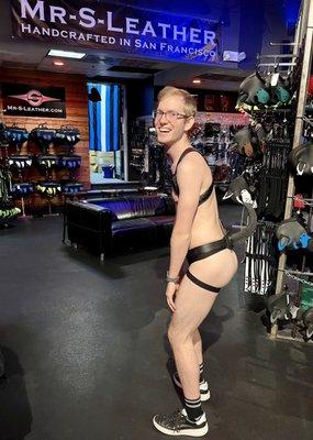 One of Mr S Leather's helpful staff.