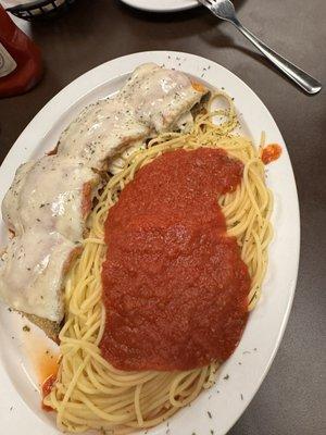 Eggplant stuffed with ricotta and pasta