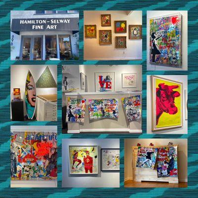 Montage of images from Hamilton-Selway Fine Art