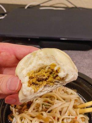 very nicely stuffed baos and tasty