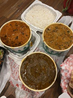 Butter Chicken, Chicken Tikka Masala, Chicken Chettinadu