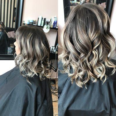 Balayage highlights