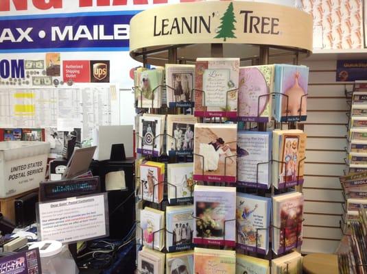 Leanin' Tree greeting cards are excellent.