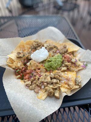 Nachos with chicken