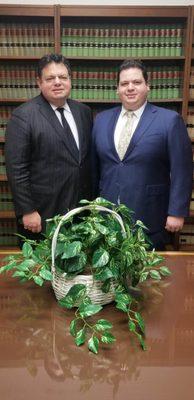 Louis and Michael. Law office of Louis B Chapman