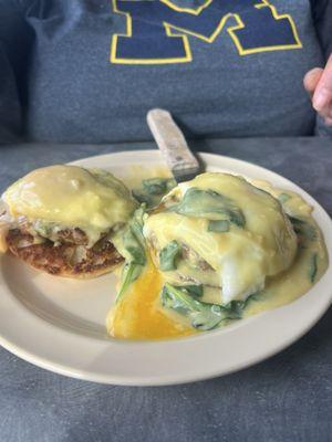 Florentine Eggs Benedict Breakfast