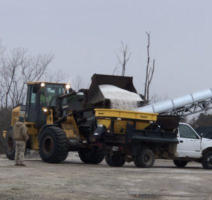 Parking Lot Salting