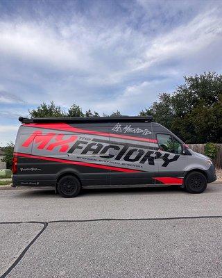 MX Factory van wrap Dodge wrap Mendid Branding