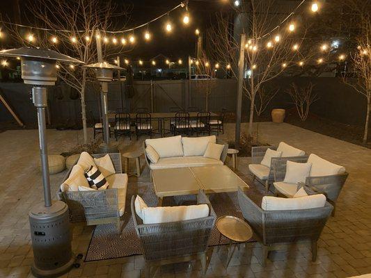 Beautiful backyard set up