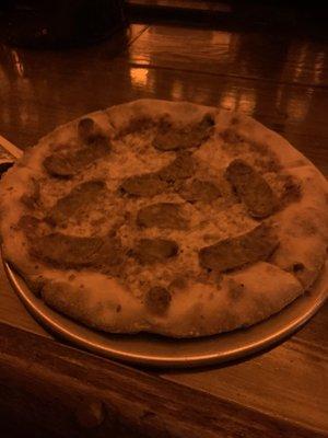 Pizza got better - sausage ($1)