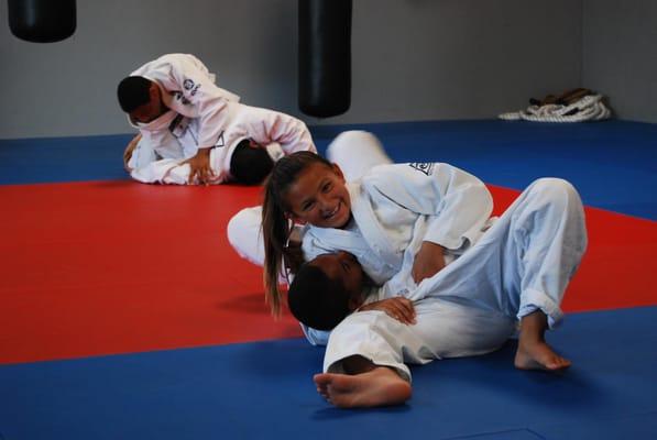 The kids in our classes learn how to effectively protect themselves while having tons of fun.