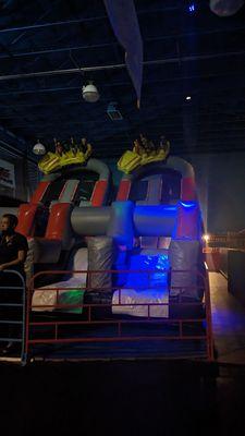 Inflatable slide