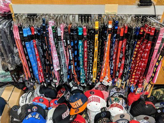 NFL, NBA, and MLB lanyards