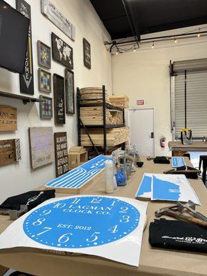 New studio opened. Here are the stencils you'll use