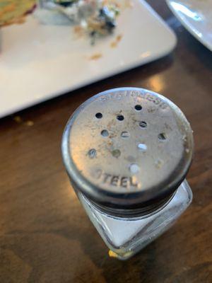 Salt shaker in need of cleaning