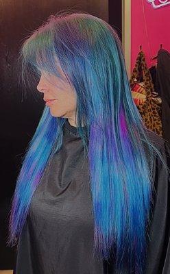 I had an amazing time with Marsha doing a Vivid Color Transformation & Extensions!