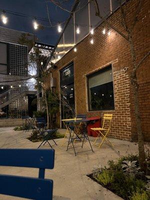 Outdoor seating