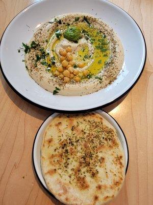 Hummus and pita