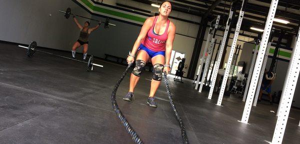 Battle Ropes - It's a love/hate relationship.