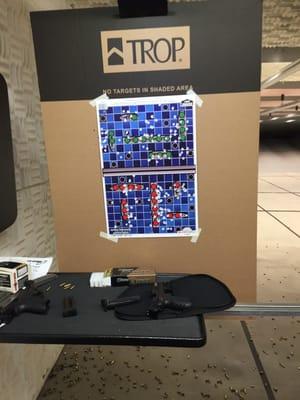 Indoor range at Trop