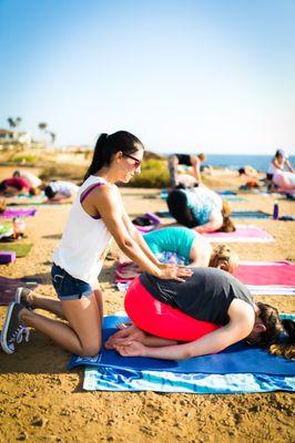 Reiki Yoga Workshop on Sunset Cliffs in Ocean Beach, CA