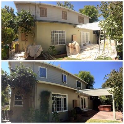 Before And After Exterior Paint by Sovereign Painting Co.