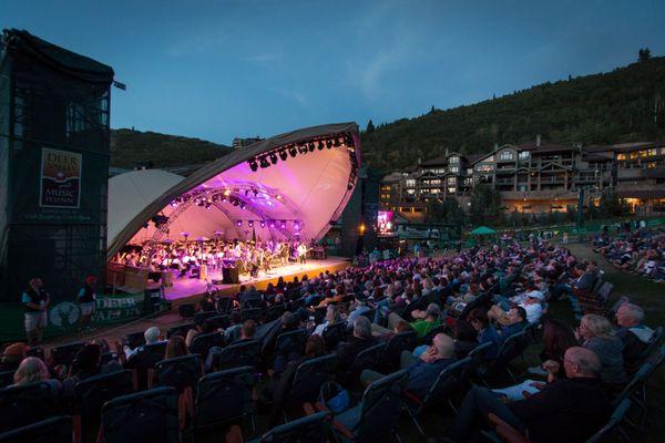 Concert at Deer Valley in Park City, Utah.