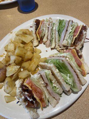 Turkey club. Tasty