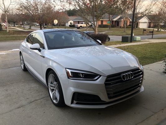 Results of LV 2 EXT Service on this 2017 Audi S5.