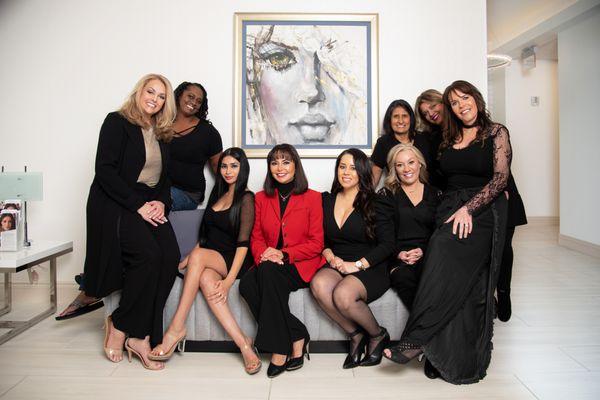 The staff at Luna Plastic Surgery