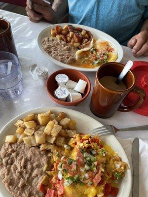 Breakfast - Huevos Rancheros & Migas