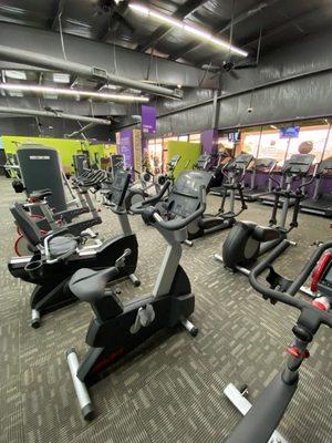 cardio deck along with machine area.