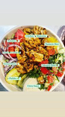 Chicken Shawarma Bowl