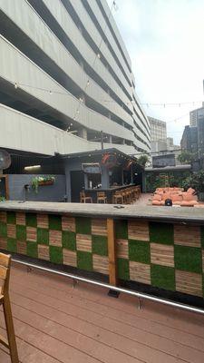 Outdoor seating rooftop