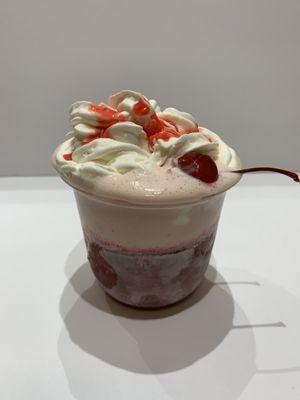 Frozen fresas con crema