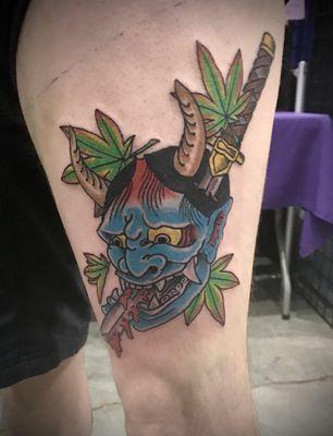 Hannya tattoo by Yeti