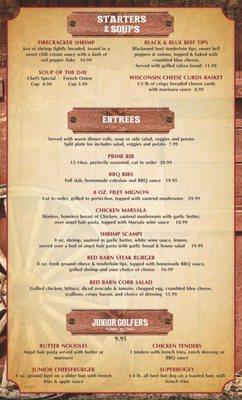 Friday Menu Page 2