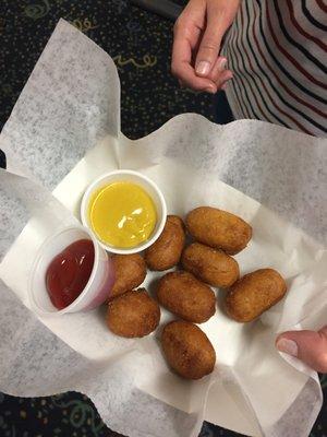 Mini corndogs